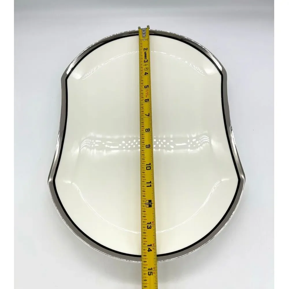 Mikasa Solitude Bone China Platter 14 5/8 x 9 3/4 Japan